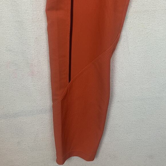Zyia Active womens 14 16 xl burnt orange ribbed leggings athletic lulu gym work - Picture 7 of 9
